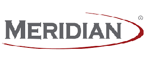 meridian gray and black logo