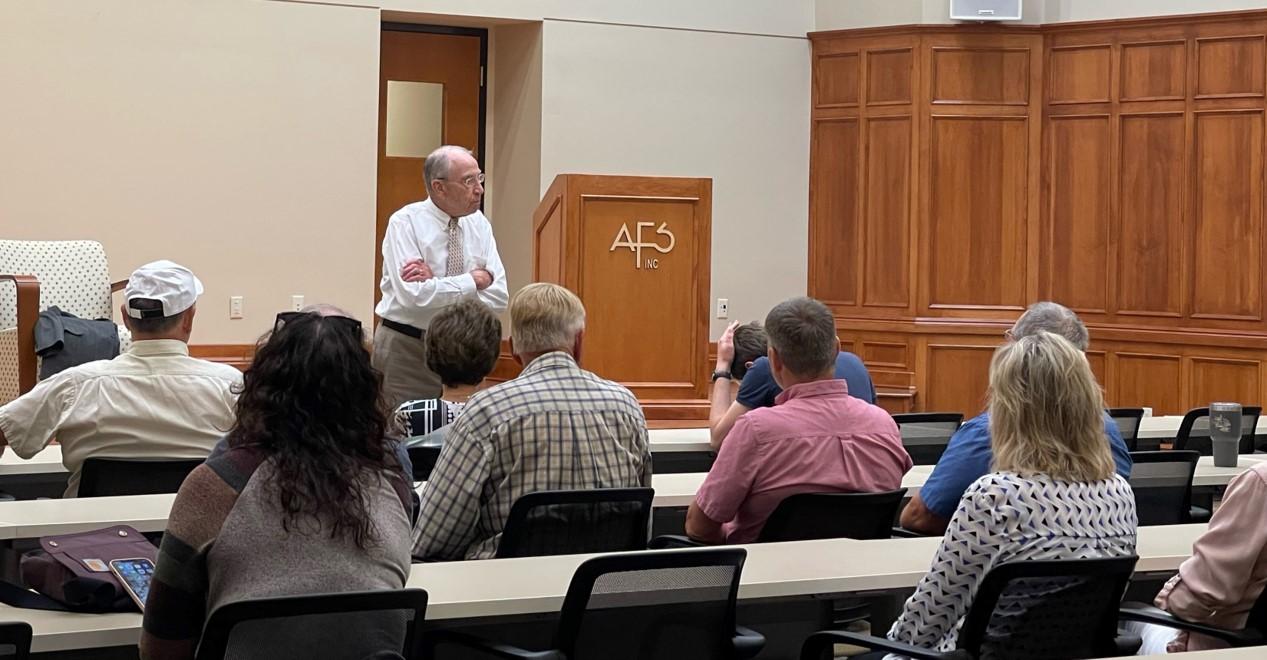 Senator Chuck Grassley visited ARA member Asmus Farm Supply in Iowa to discuss issues related to ag and other areas with the local community.