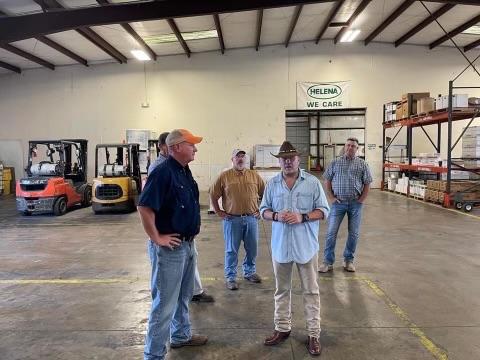 Congressman Higgins visits ARA member Helena facility