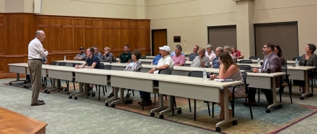 U.S. Senator Chuck Grassley met with ARA member Asmus Farm Supply in Rake, Iowa. 